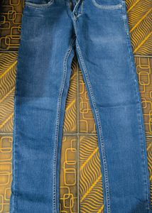 Men's Dark Wash Straight Leg Jeans