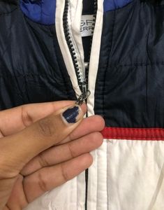 GE FERRE Blue &amp; White Jacket