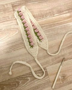 Crochet Floral Headband
