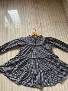 Gingham Babydoll Top
