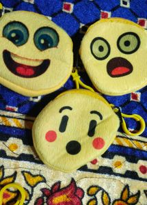 Emoji Coin Purse Set