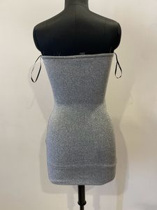 Silver Bodycon Dress XS-S