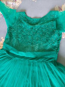 sea green gown