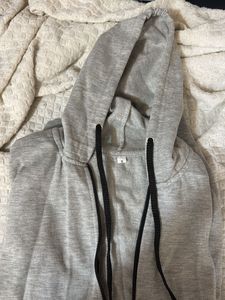 Gray Zip-Up Hoodie