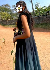 Floral Embroidered Gown