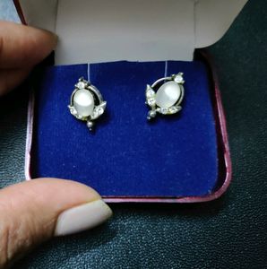 Moonstone Look Alike Earrings