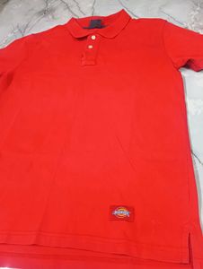Dickies Red Polo Shirt