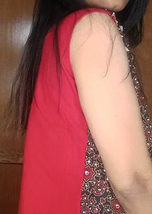Patterned Sleeveless Top