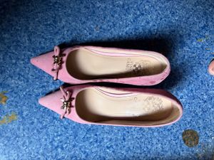 pink stiletto heels