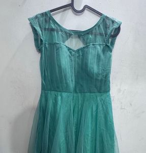 Green Maxi Party Dress