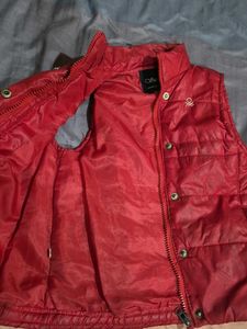 Red Padded Vest (winters )for kids and wom