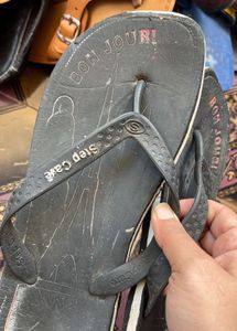 Black Flip Flops