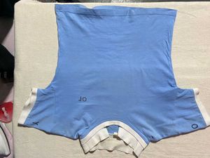 Light Blue Collar Crop Top