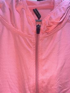 Peach Zip-Up Hoodie