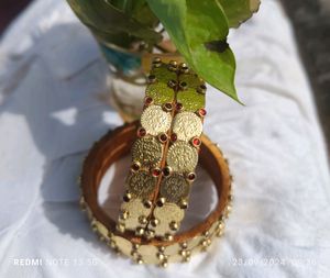 Navaratri Special Lakshmi Coin Bangles