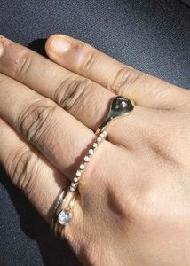 Gold And Silver plated Pinteresty rings COMBO