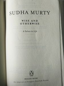 Sudha Murthy Book, Wise And Otherwise