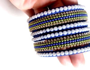 Silk Thread Bangels Set