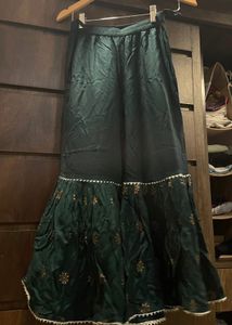 Elegant Green Floral Sundress