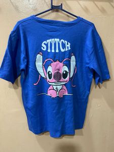 Blue STITCH Graphic Tee