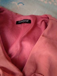 Peach One Piece Gown Style
