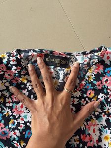 Floral Print Mini Dress
