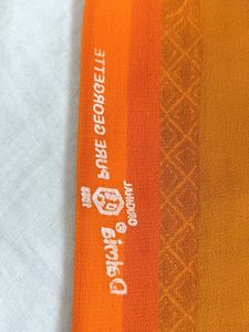 Elegant Orange Saree