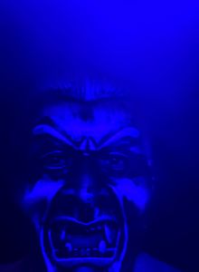 Horror Mask Party silver colour
