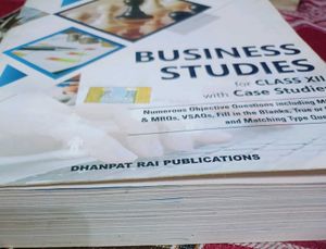 Business Studies Book For Class 11th Commerce