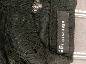 Elegant Black Lace Top