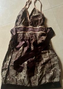 Satin Midi dress