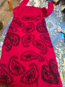 New Stylish Majenta woolen kurti in L 40 size
