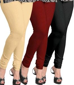 pack Of 3 lycra cotton blend leggings