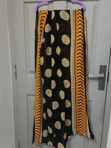 Stitched Churidar Set With Lining