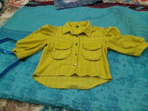 Stylish Mustard Girls Top
