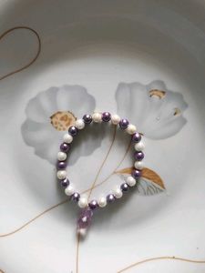 🆕️ Purple White Bracelet