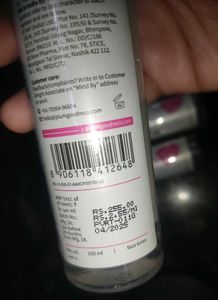Plum Skincare Set: Toner &amp; Body Lotion