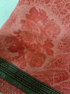 78)New Pink Lace Saree