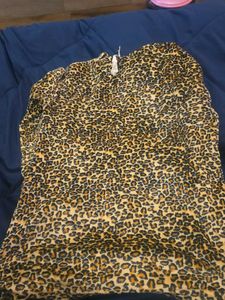 Animal Print Long Sleeve Top