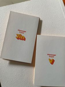 BTS BUTTER OFFICAL MSG CARD