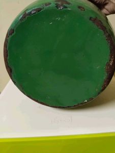 Vintage Green Cooking Pot