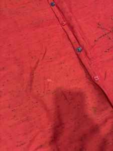 3xl Red Kurta
