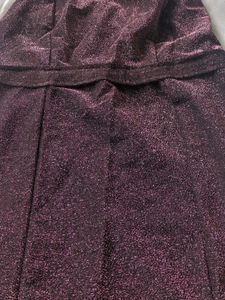 Shimmering Purple Mini Dress