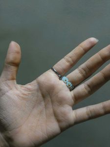 Beaded Handmade Flower Ring