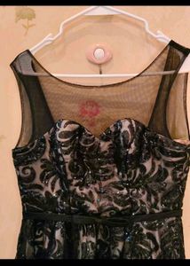 Sequin Dress In Net