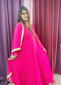 Pink Anarkali Suit