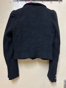Black Woollen Coat