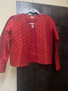 Red Quilted Jacket