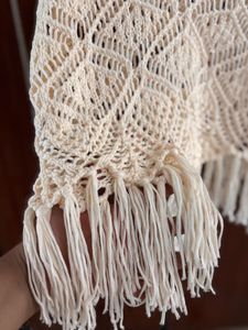 Crochet Fringe Top/ Knitted Top