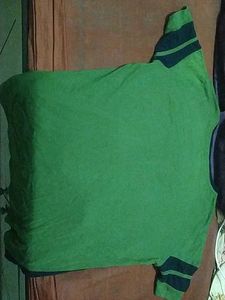 Green And Black Color T-shirt From Wrath Brand